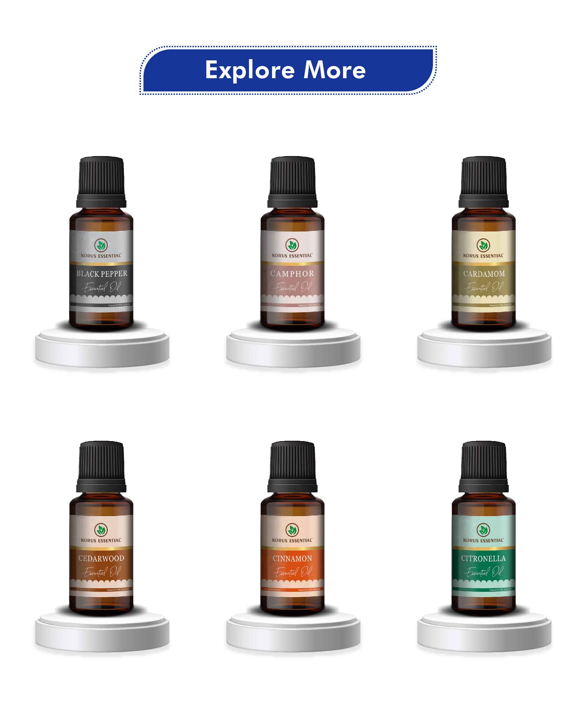 Korus Essential Bergamot Essential Oil - 15ml - HNW GLOBAL