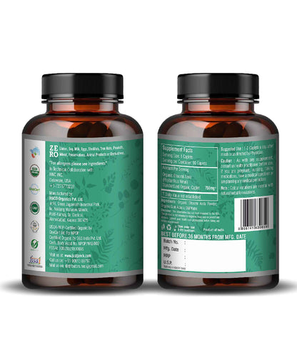 Just Jaivik Organic Bhoomi Amla Caplet - 750mg, 90 count - HNW GLOBAL