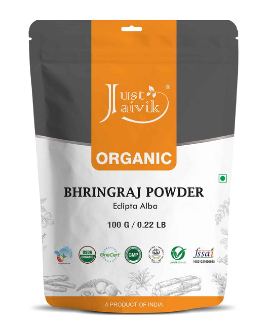 Just Jaivik Organic Bhringraj Powder - 100gm