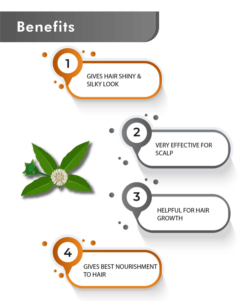 Just Jaivik Organic Bhringraj Powder - 100gm - HNW GLOBAL