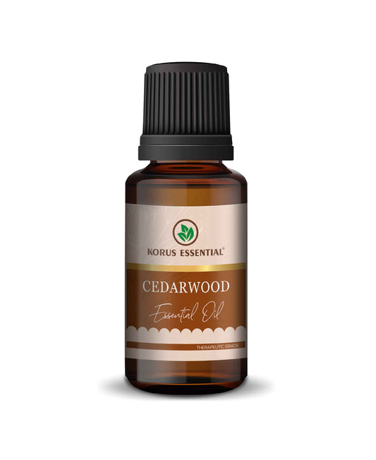 Korus Essential Cedarwood Essential Oil - 15ml - HNW GLOBAL