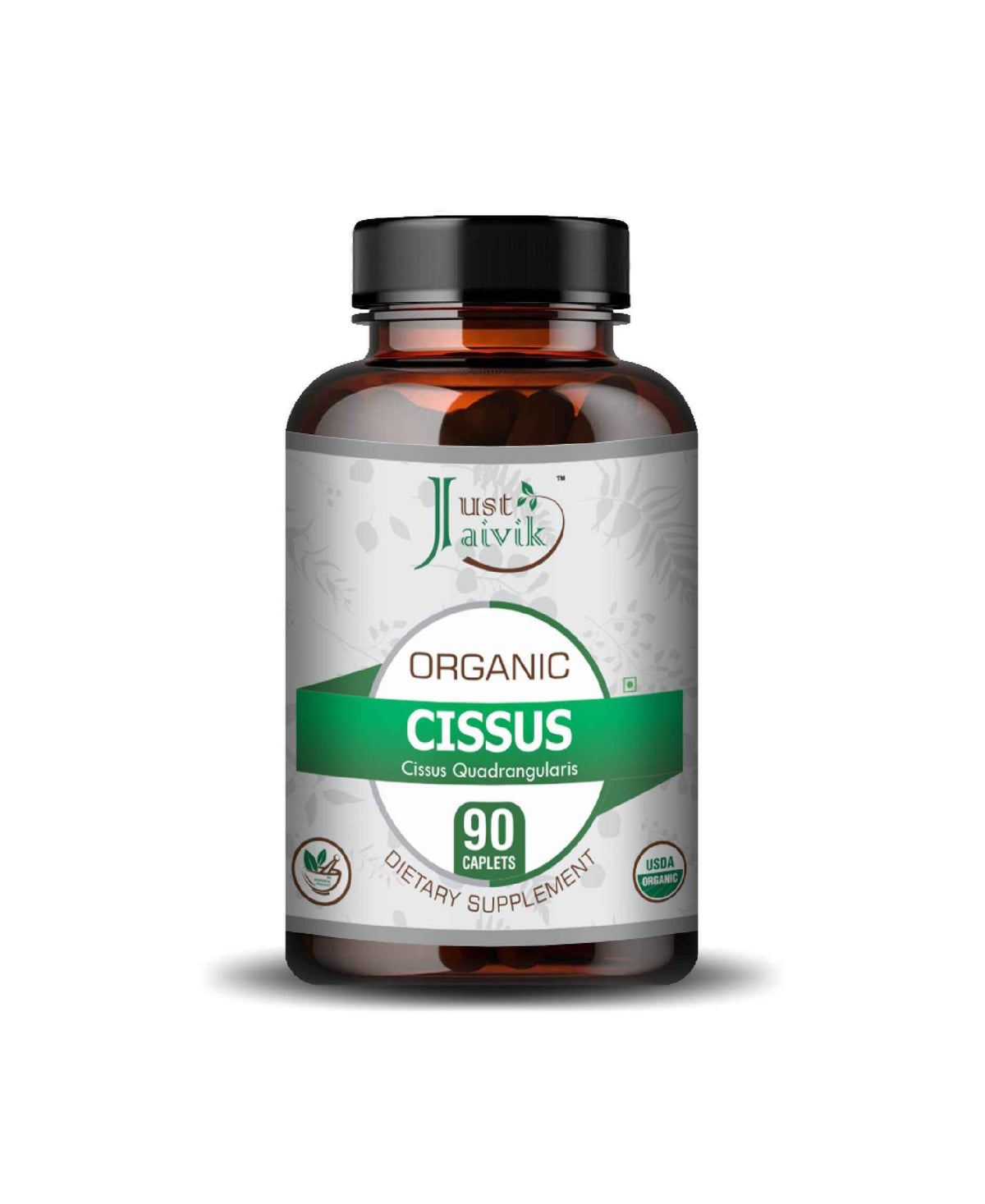 Just Jaivik Organic Cissus Caplet - 750mg, 90 count - HNW GLOBAL