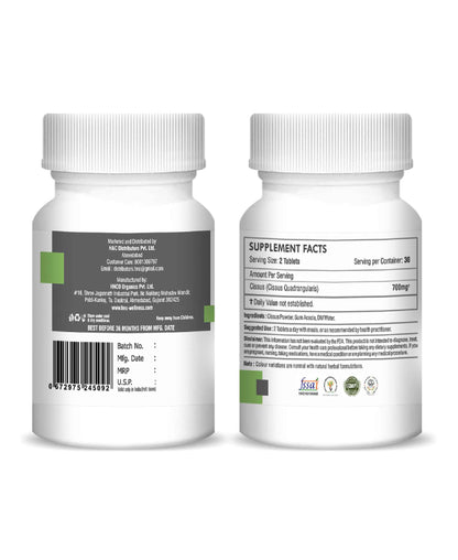 H&C Cissus Tablet - 350mg , 60 Count - HNW GLOBAL