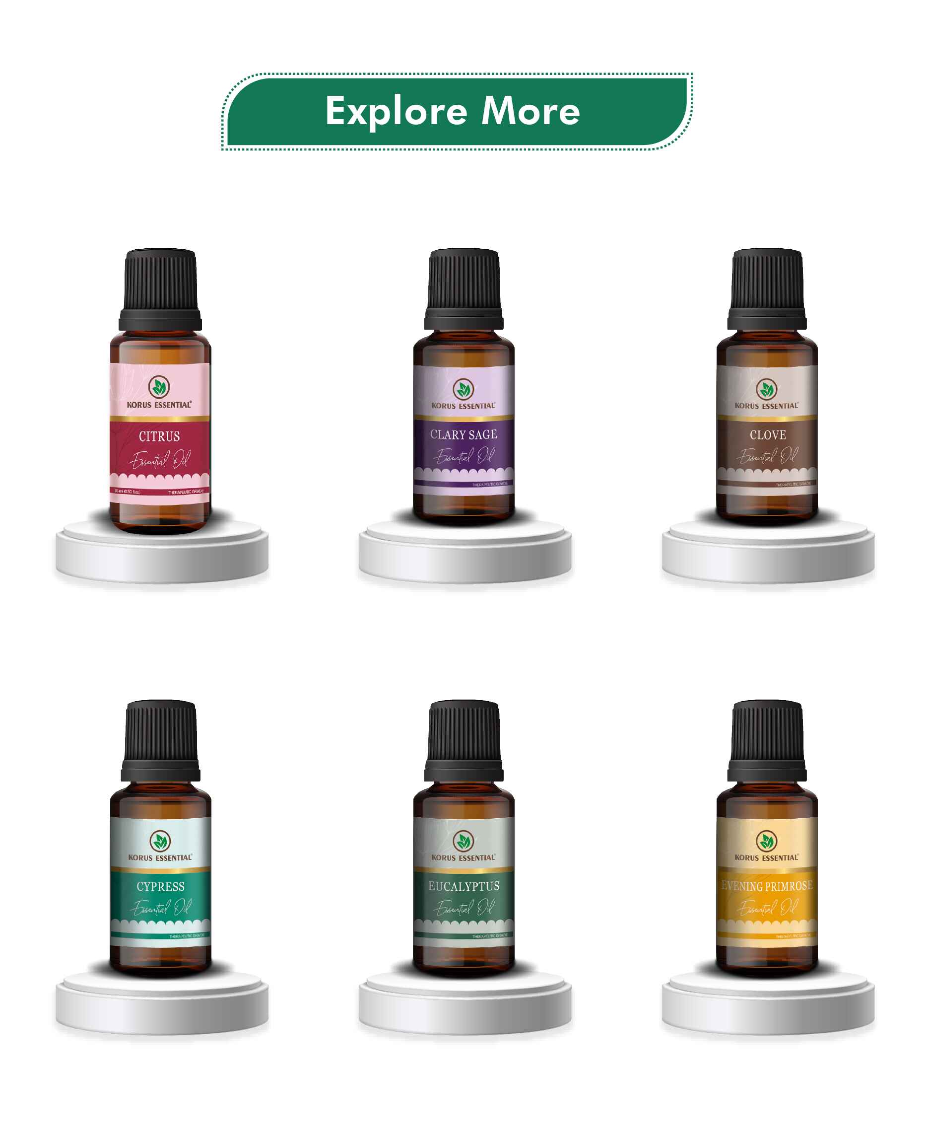 Korus Essential Citronella Essential Oil - 15ml - HNW GLOBAL