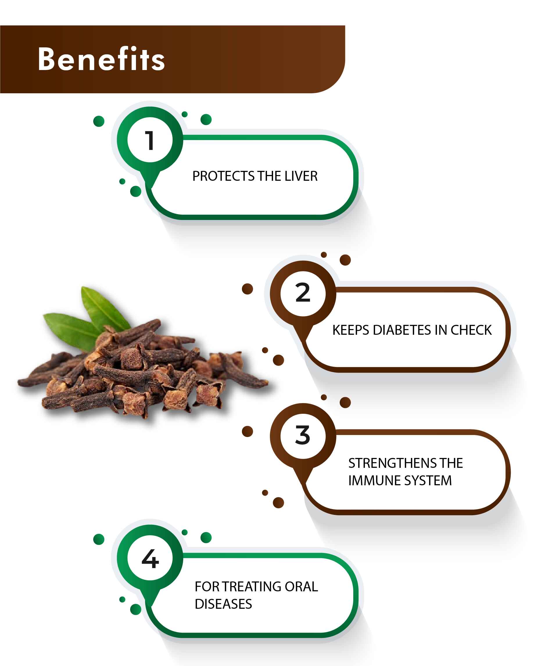 H&C Natural Clove Powder - 100gm - HNW GLOBAL