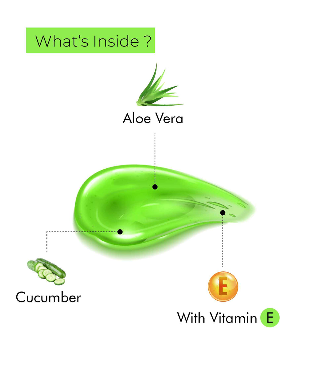 Korus Essential Aloe Vera Gel with Cucumber and Vitamin E - 200g Pack - HNW GLOBAL