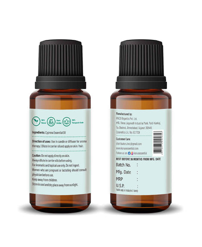 Korus Essential Cypress Essential Oil - 15ml - HNW GLOBAL