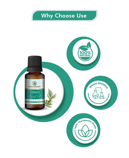 Korus Essential Cypress Essential Oil - 15ml - HNW GLOBAL