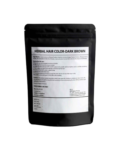 Korus Essential Herbal Hair Color (Dark Brown) - 100g | with Henna, Amla, Aritha, etc. - HNW GLOBAL
