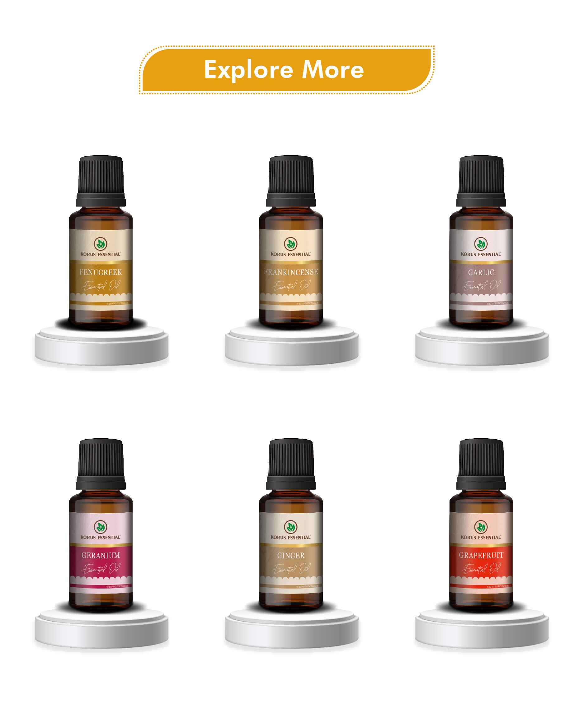 Korus Essential Evening Primerose Essential Oil - 15ml - HNW GLOBAL