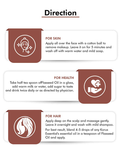 Korus Essential Flaxseed Oil - 200ml - HNW GLOBAL