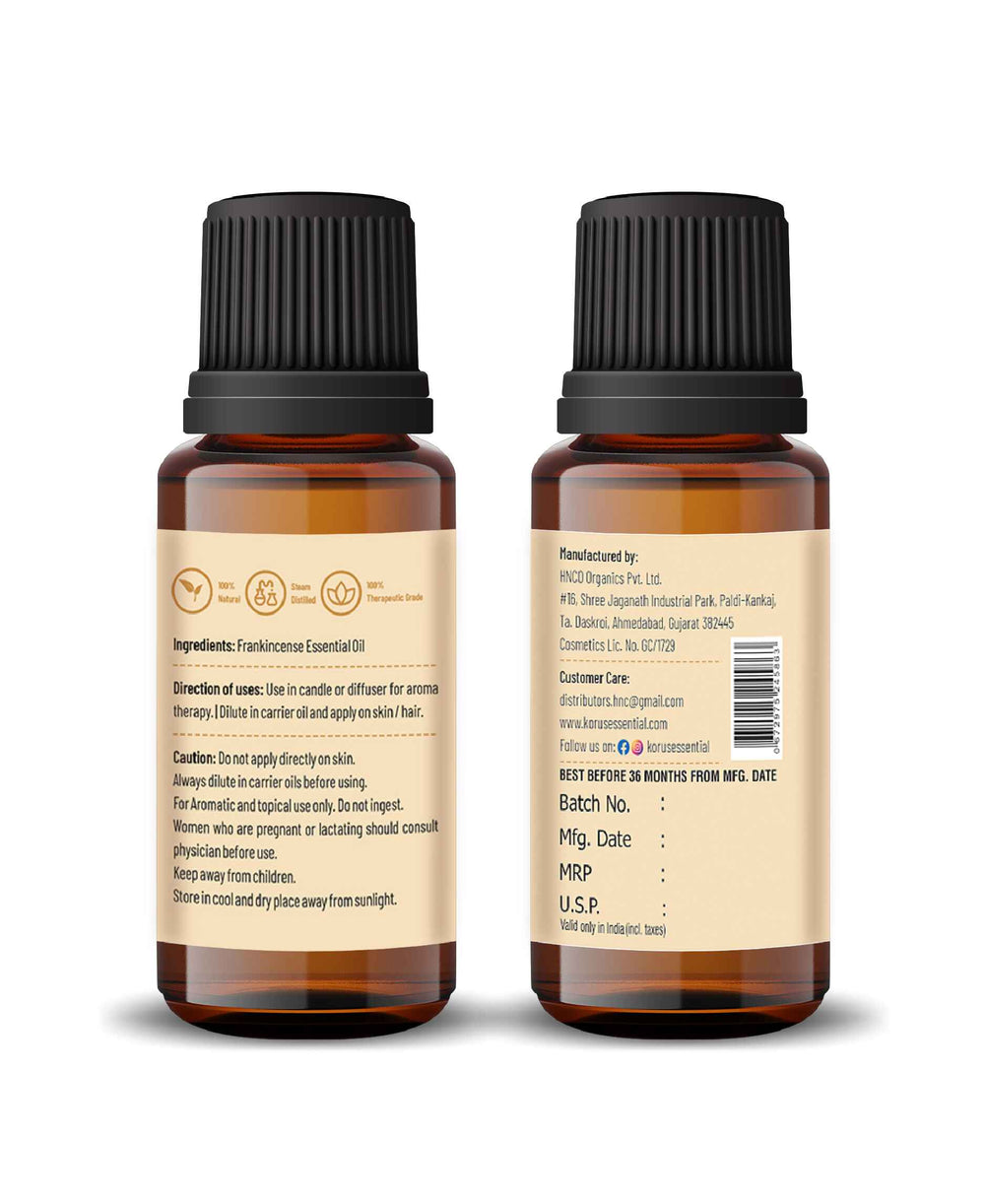 Korus Essential Frankincense Essential Oil - 15ml - HNW GLOBAL