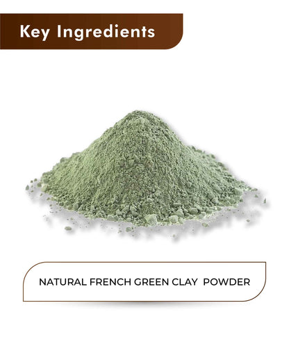 H&C Natural French Green Clay Powder - 100gm - HNW GLOBAL