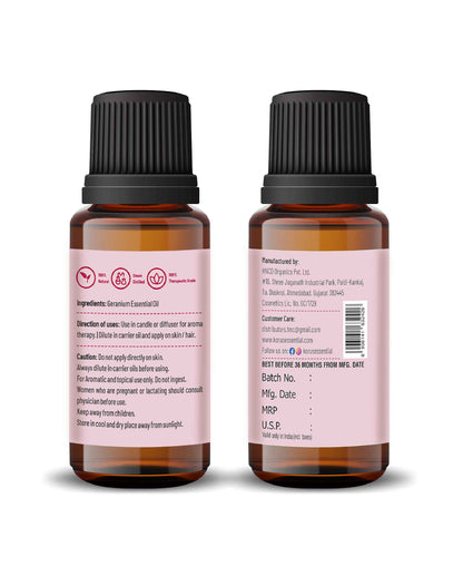 Korus Essential Geranium Essential Oil - 15ml - HNW GLOBAL