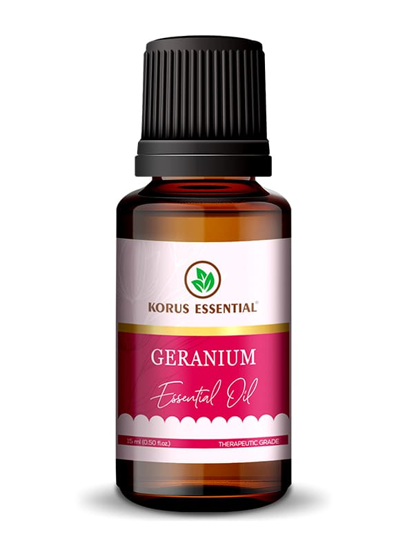 Geranium Essential Oil - 15ml By Korus Essential