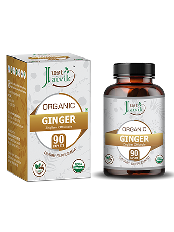 Organic Ginger Caplet - 750mg, 90 count