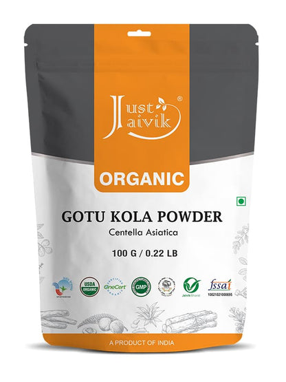 Just Jaivik Organic Gotu Kola Powder - 100gm