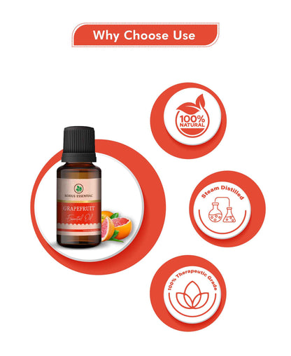 Korus Essential Grapefruit Essential oil - 15ml - HNW GLOBAL