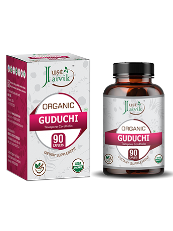 Organic Guduchi Caplet - 750mg, 90 count