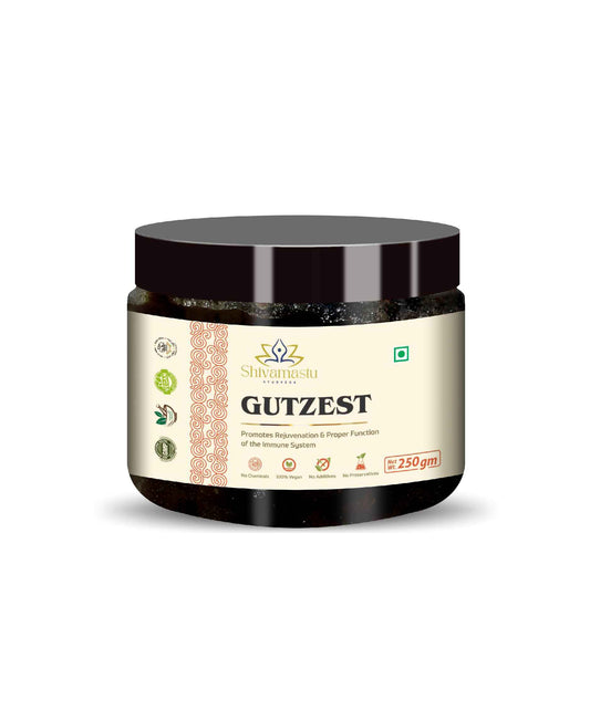 Shivamastu GUTZEST- Chyawanprash 250g (0.55 lb) – Ayurvedic Herbal Jam with 52 Ayurvedic Herbs By Shivamastu - HNW GLOBAL