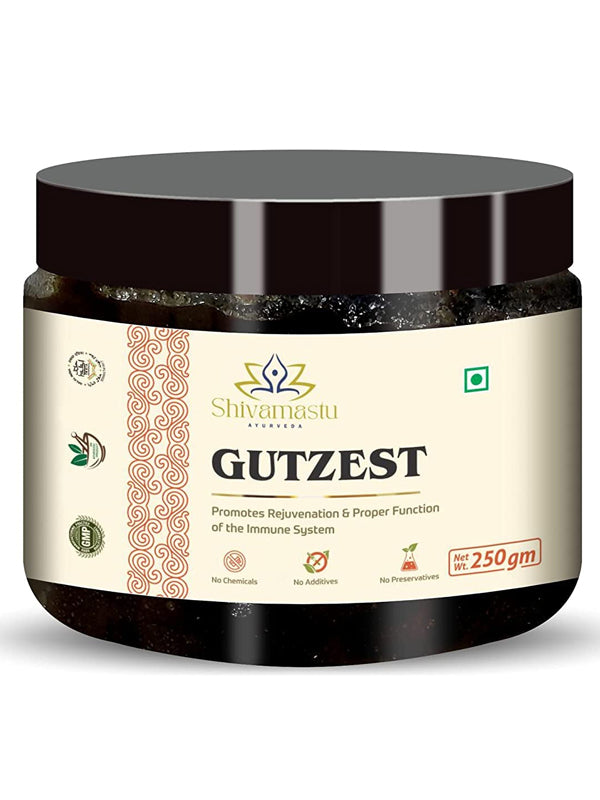 GUTZEST- Chyawanprash 250g (0.55 lb) – Ayurvedic Herbal Jam with 52 Ayurvedic Herbs By Shivamastu