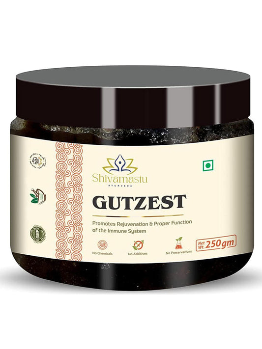 GUTZEST- Chyawanprash 250g (0.55 lb) – Ayurvedic Herbal Jam with 52 Ayurvedic Herbs By Shivamastu