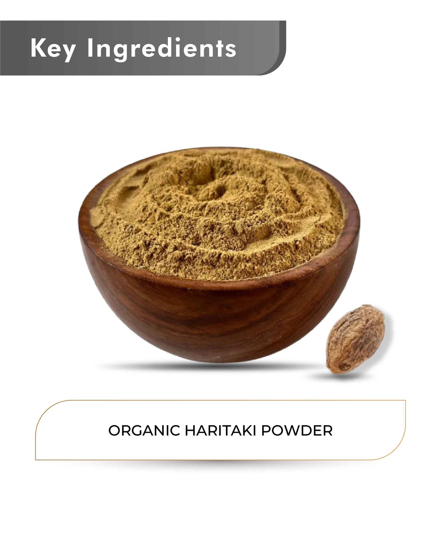 Just Jaivik Organic Haritaki Powder - 100gm - HNW GLOBAL