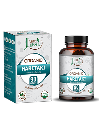 Organic Haritaki Caplet - 750mg, 90 count