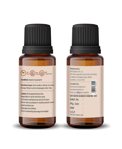 Korus Essential Hazelnut Essential Oil - 15ml - HNW GLOBAL