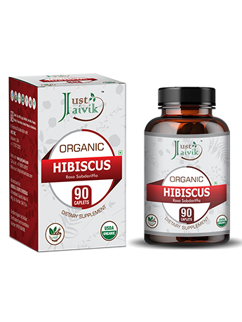 Organic Hibiscus Caplet - 750mg, 90 count