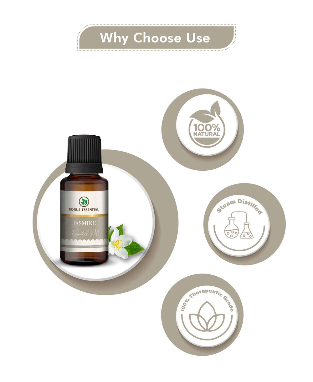 Korus Essential Jasmine Essential Oil - 15ml - HNW GLOBAL