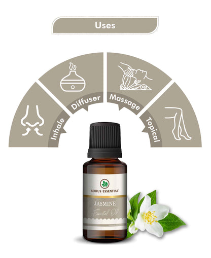 Korus Essential Jasmine Essential Oil - 15ml - HNW GLOBAL