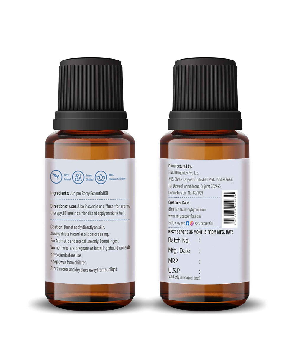 Korus Essential Juniper Berry Essential Oil - 15ml - HNW GLOBAL