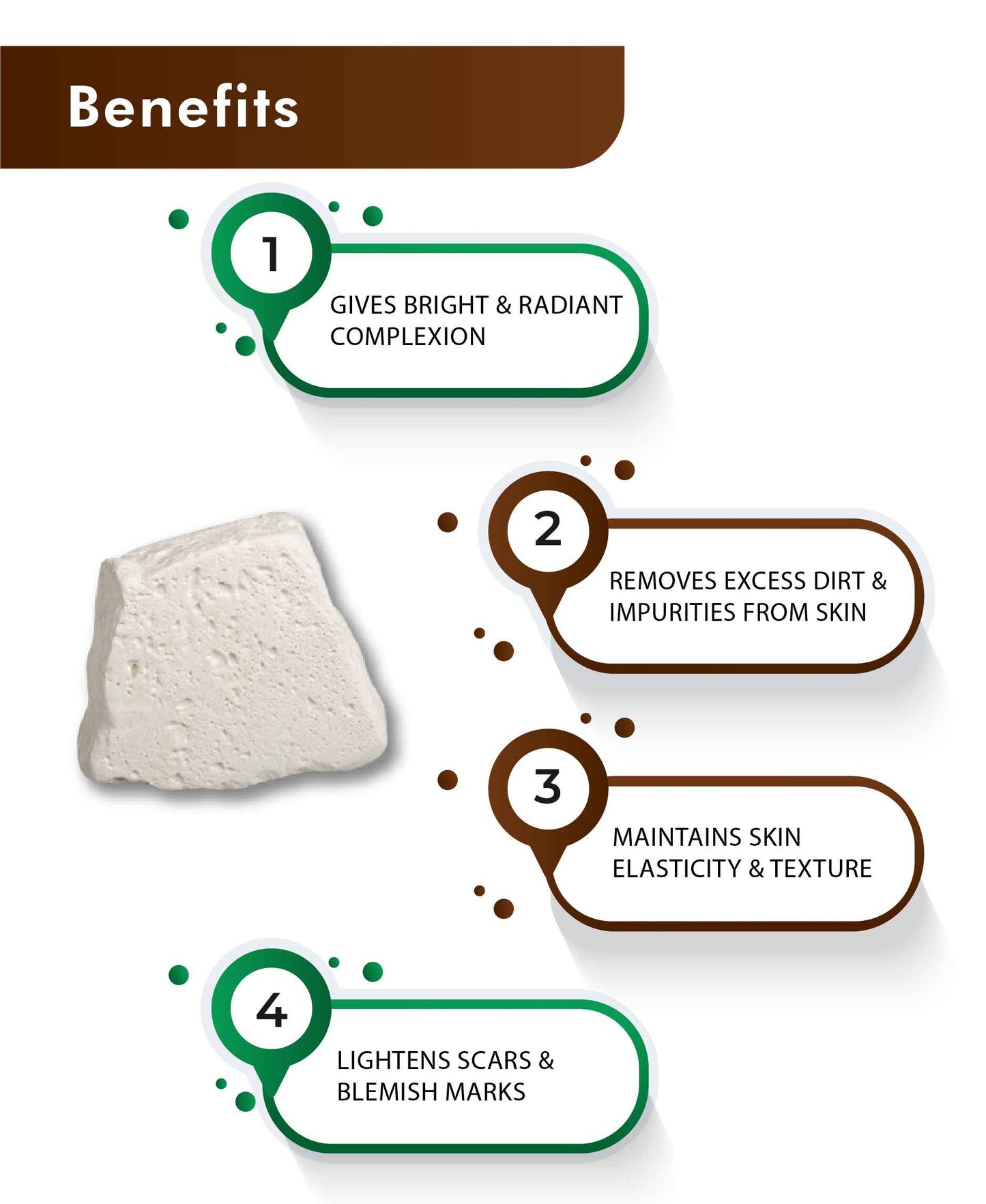 H&C Natural Kaolin Clay Powder - 100gm - HNW GLOBAL