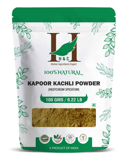 H&C Natural Kapoor Kachli Powder - 100gm - HNW GLOBAL
