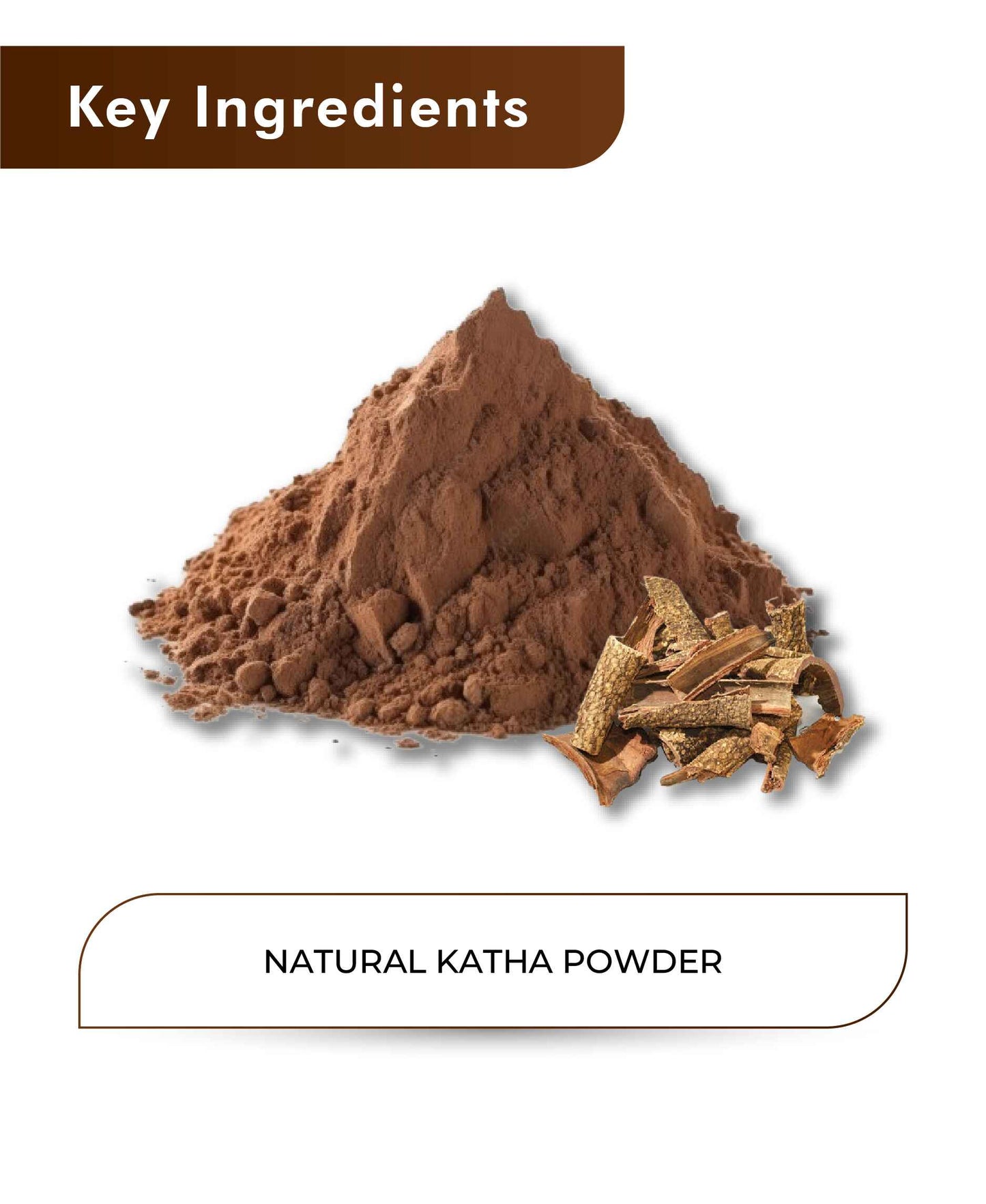 H&C Natural Katha Powder - Acacia Catechu - 100gm - HNW GLOBAL