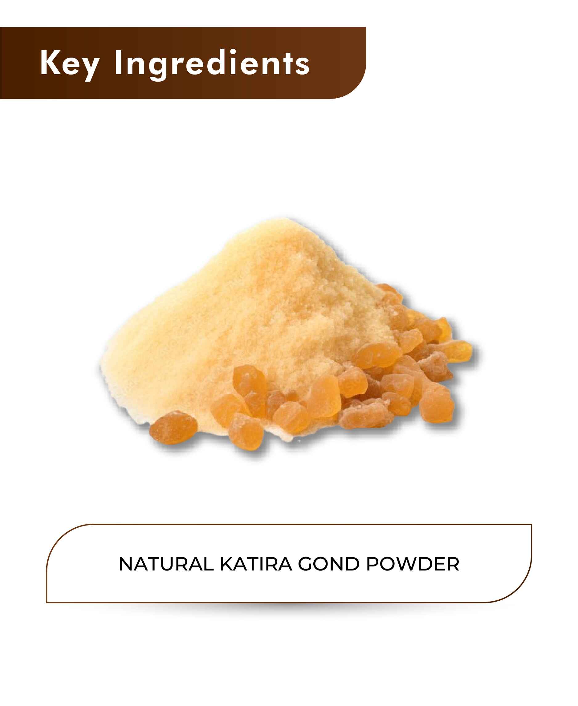 H&C Natural Katira Gond Powder - 100gm - HNW GLOBAL