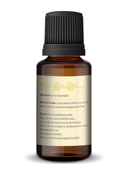 Lemon Essential Oil - 15ml By Korus Essential