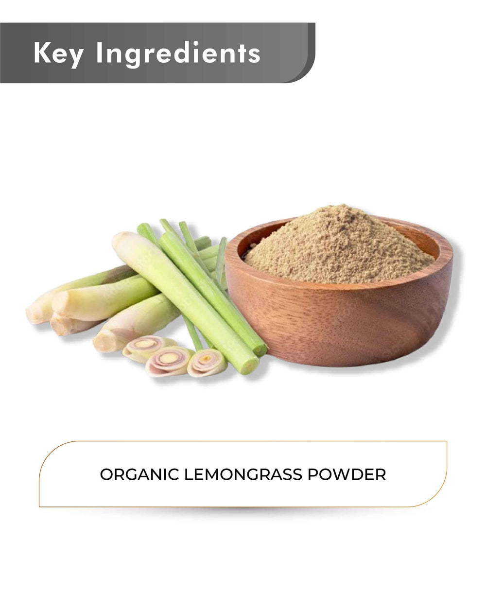 Just Jaivik Organic Lemongrass  Powder - 100gm - HNW GLOBAL