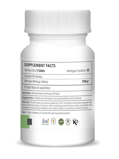 Moringa Tablet - 350mg , 60 Count