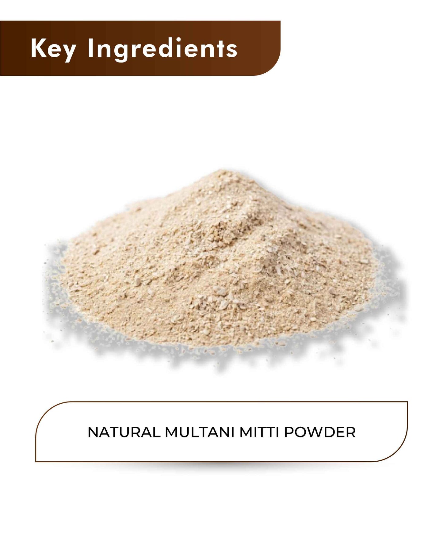 H&C Natural Multani Mitti / Fuller's Earth Powder - 100gm - HNW GLOBAL