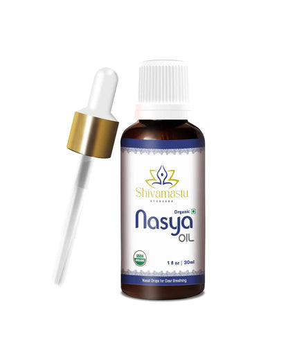 Shivamastu Organic Nasya Oil 30ml - 1 fl oz By Shivamastu - HNW GLOBAL