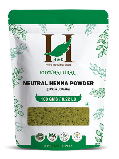 Natural Neutral Henna Powder / Cassia Obovata - 100gm