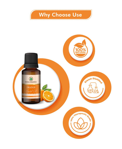 Korus Essential Orange Essential Oil - 15ml - HNW GLOBAL