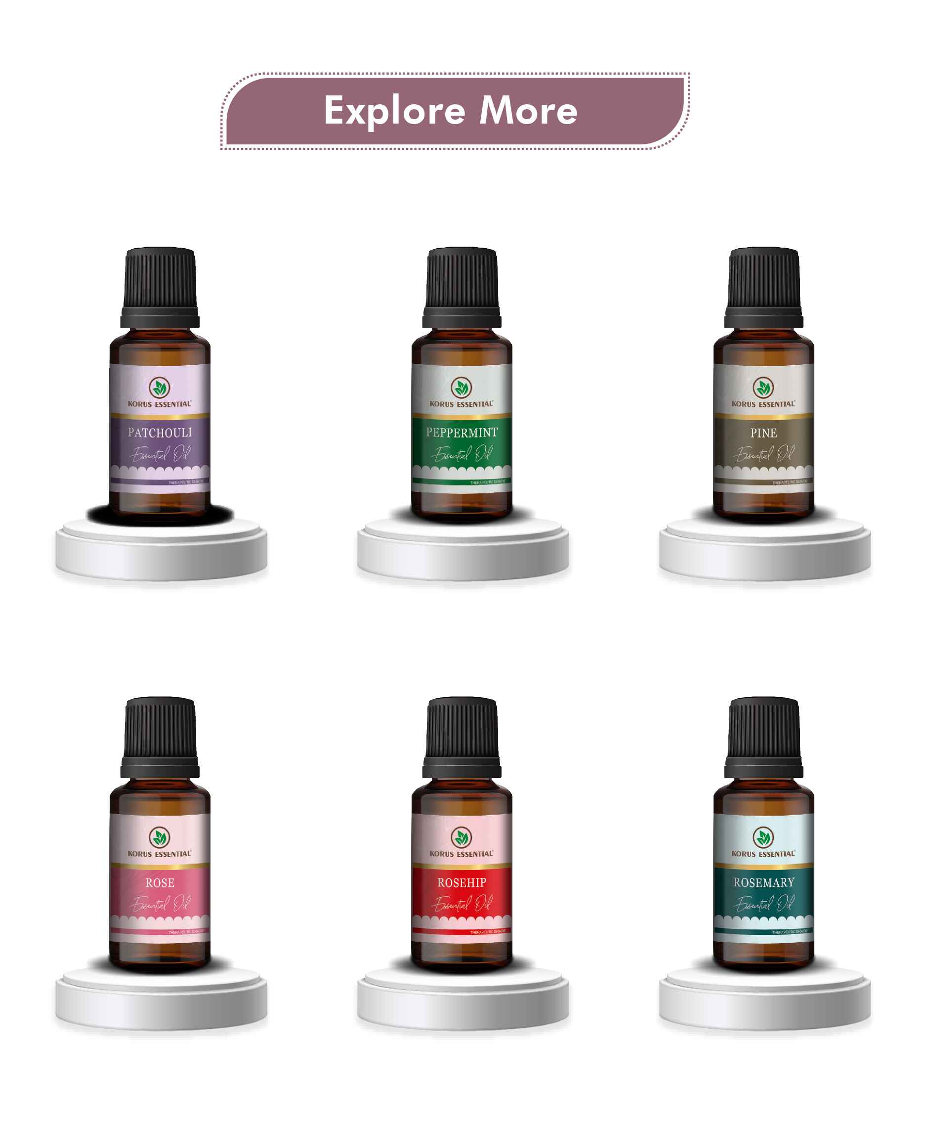 Korus Essential Oregano Essential Oil - 15ml - HNW GLOBAL