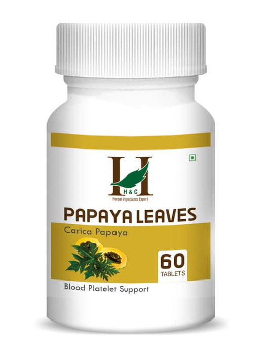 Papaya Leaves Tablet - 350mg , 60 Count