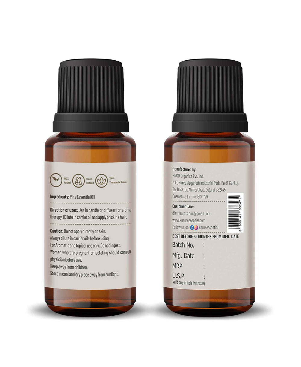 Korus Essential Pine Essential Oil - 15ml - HNW GLOBAL