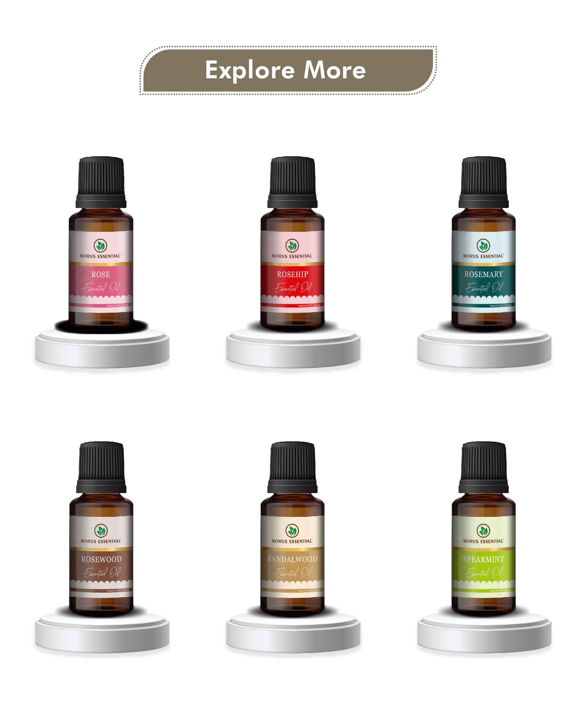 Korus Essential Pine Essential Oil - 15ml - HNW GLOBAL