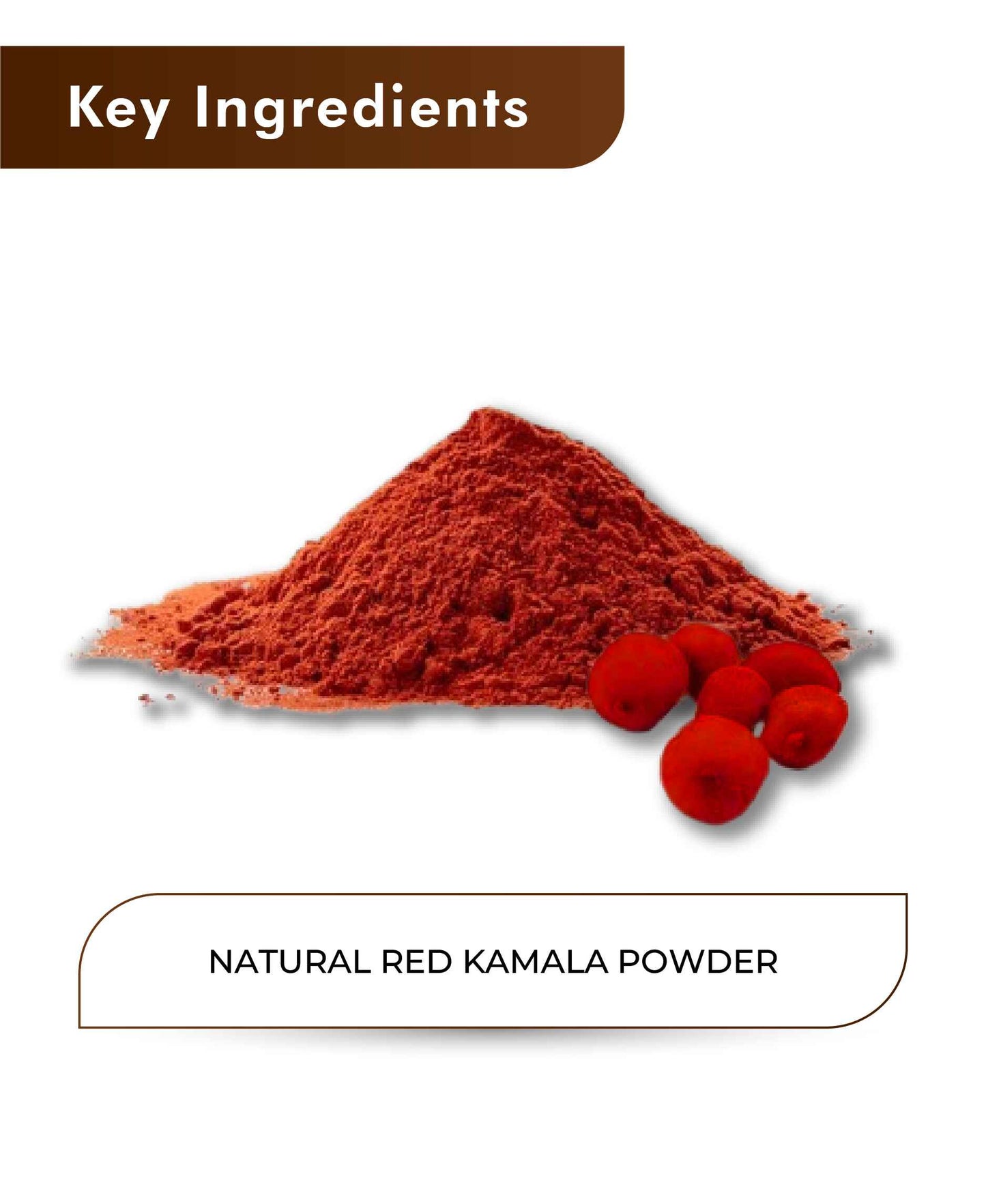 H&C Natural Red Kamala Powder - 100gm - HNW GLOBAL