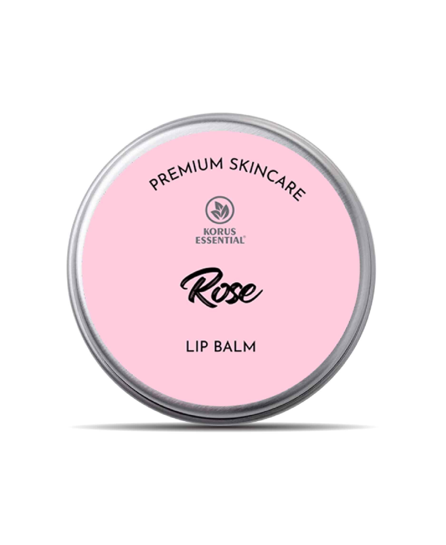Korus Essential Rose Lip Balm with Shea Butter - 8 Grams - HNW GLOBAL